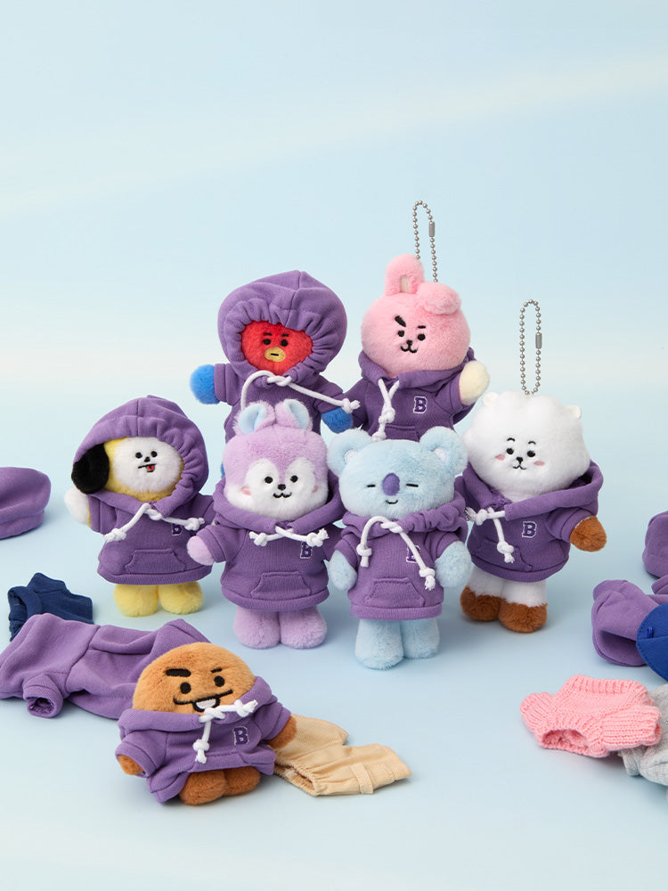 BT21 Petit Closet Plush Keyring