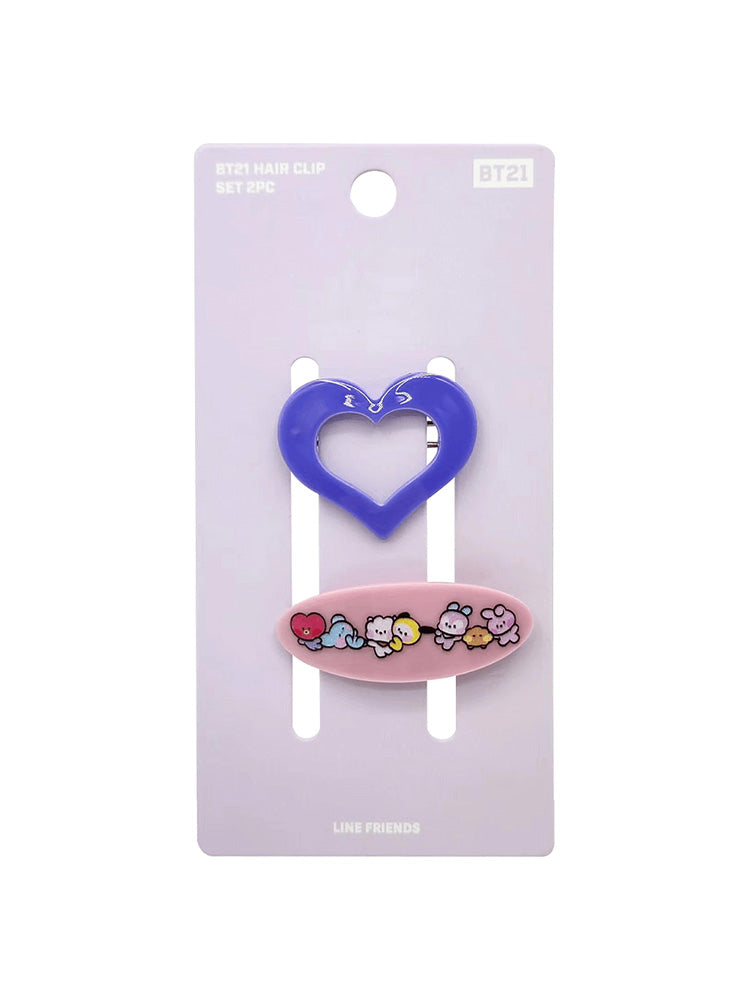 BT21 Hair Clip Set