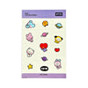 BT21 Tattoo Sticker 3pcs Set