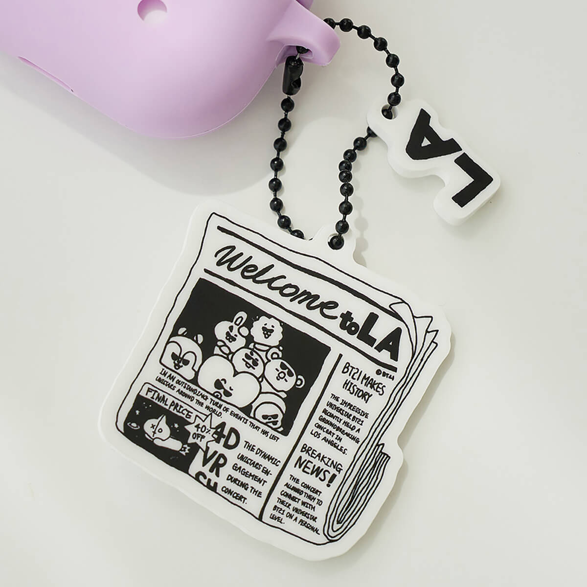 BT21 LA City Edition Acrylic Keyring – LINE FRIENDS_US