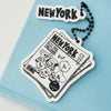 BT21 NEW YORK City Edition Acrylic Keyring