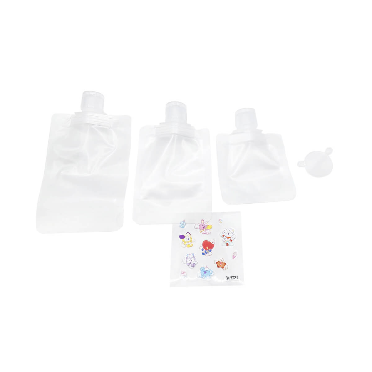 BT21 On the Cloud Toiletry Travel Pouch Set