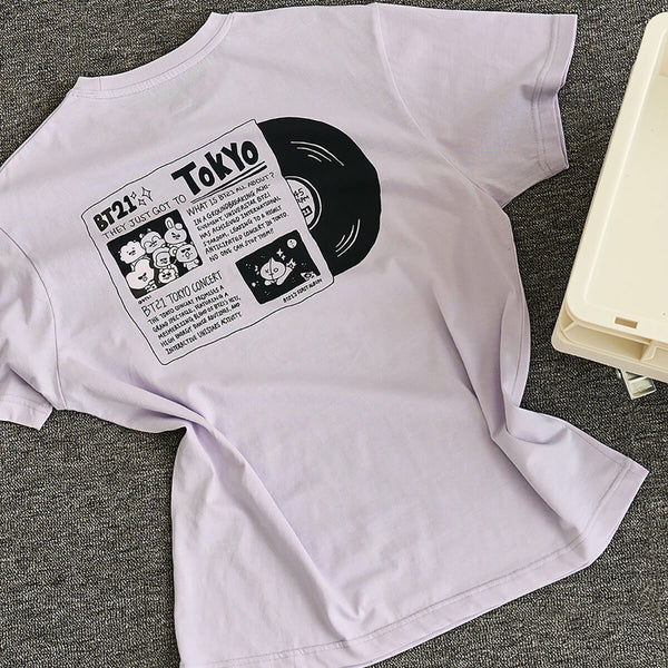 BT21 TOKYO City Edition T-Shirt Purple – LINE FRIENDS_US