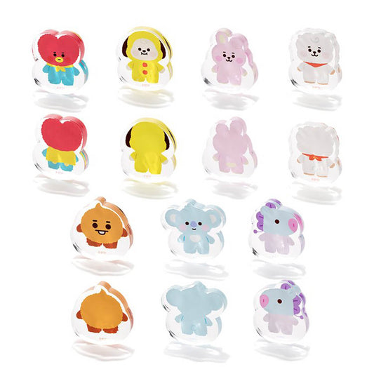 BT21 Tatton 2D Mini Acrylic Roly Poly Mystery Blind Box