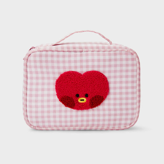 BT21 TATA minini Checkered Multi Pouch