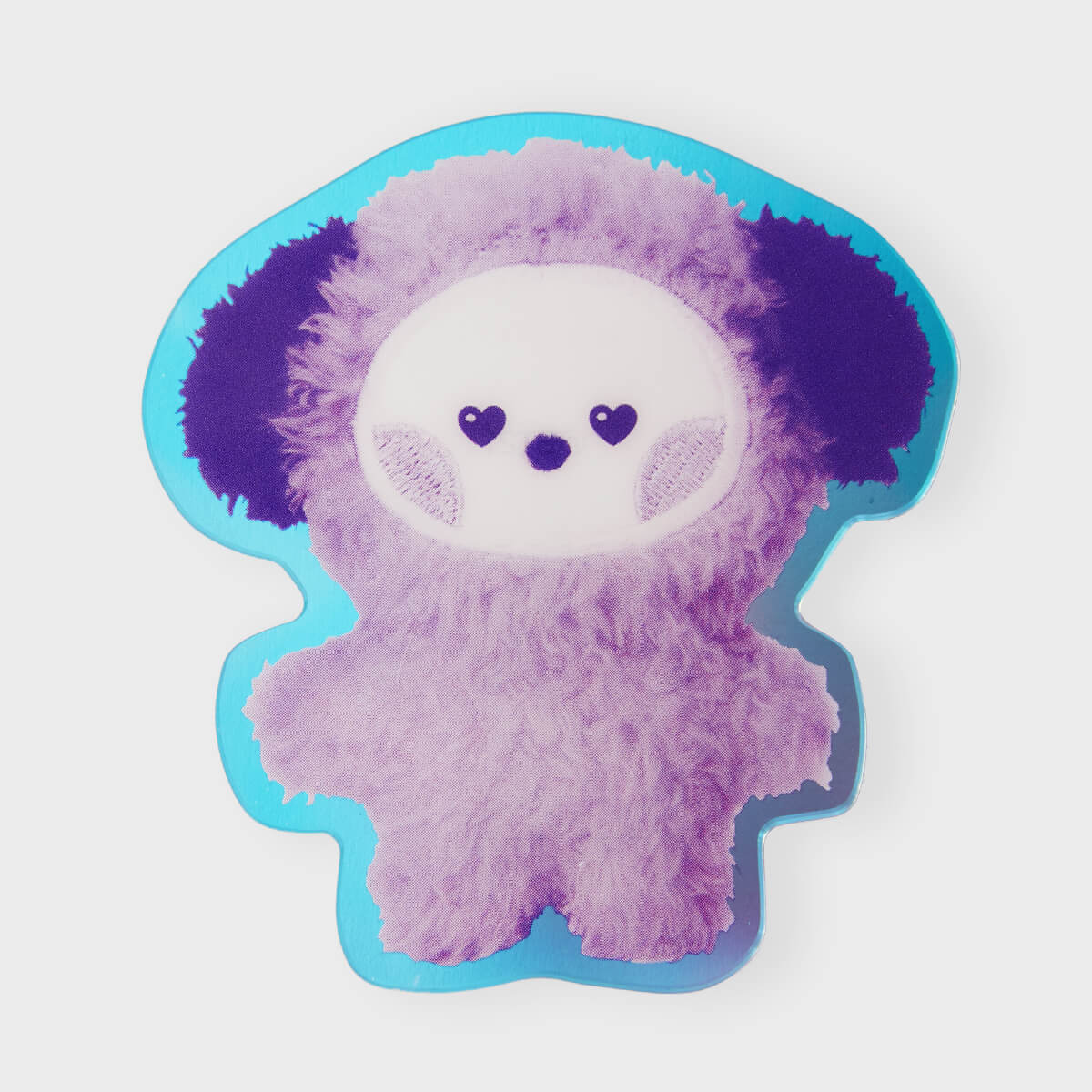 BT21 CHIMMY minini Purple of Wish Acrylic Magnetic Clip