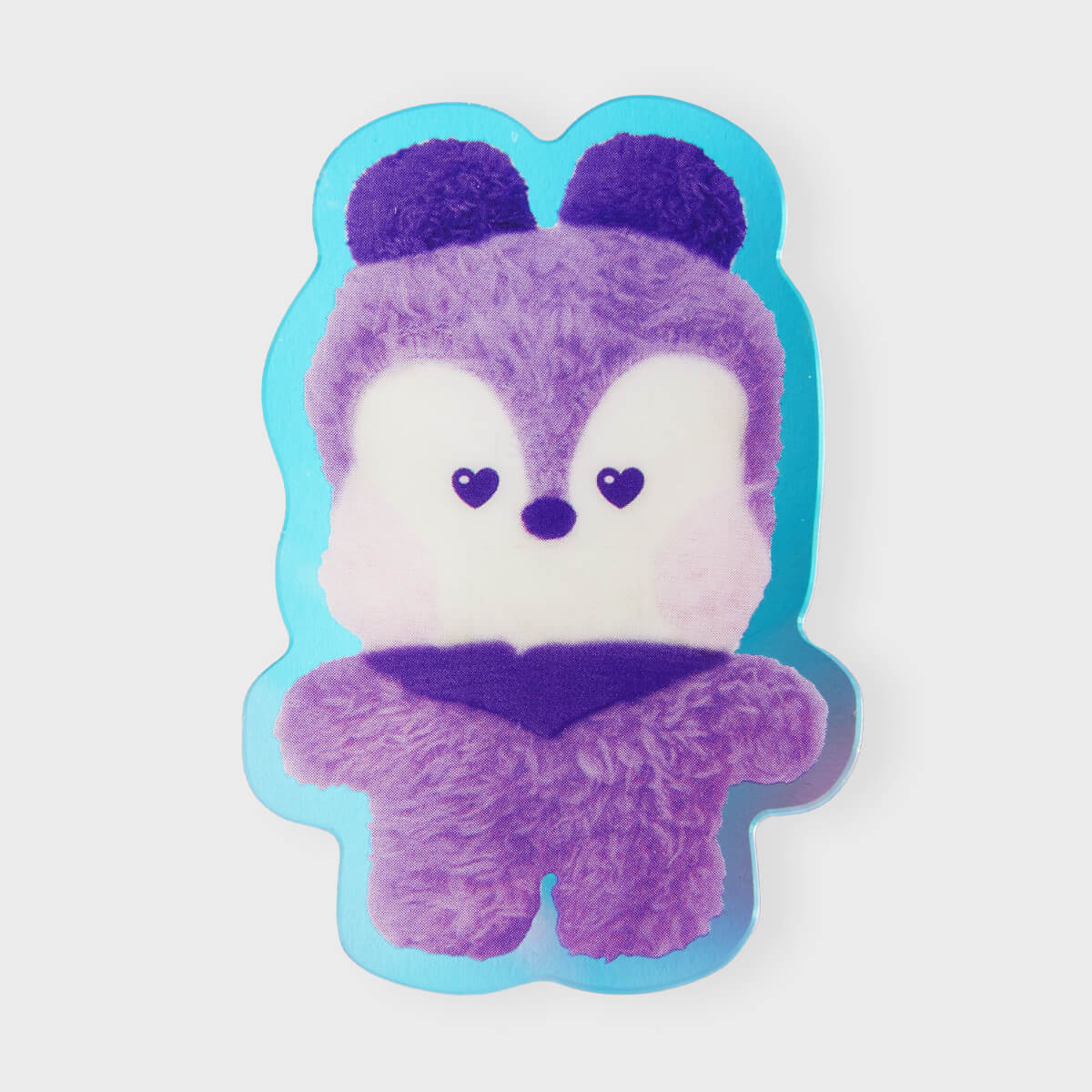 BT21 MANG minini Purple of Wish Acrylic Magnetic Clip