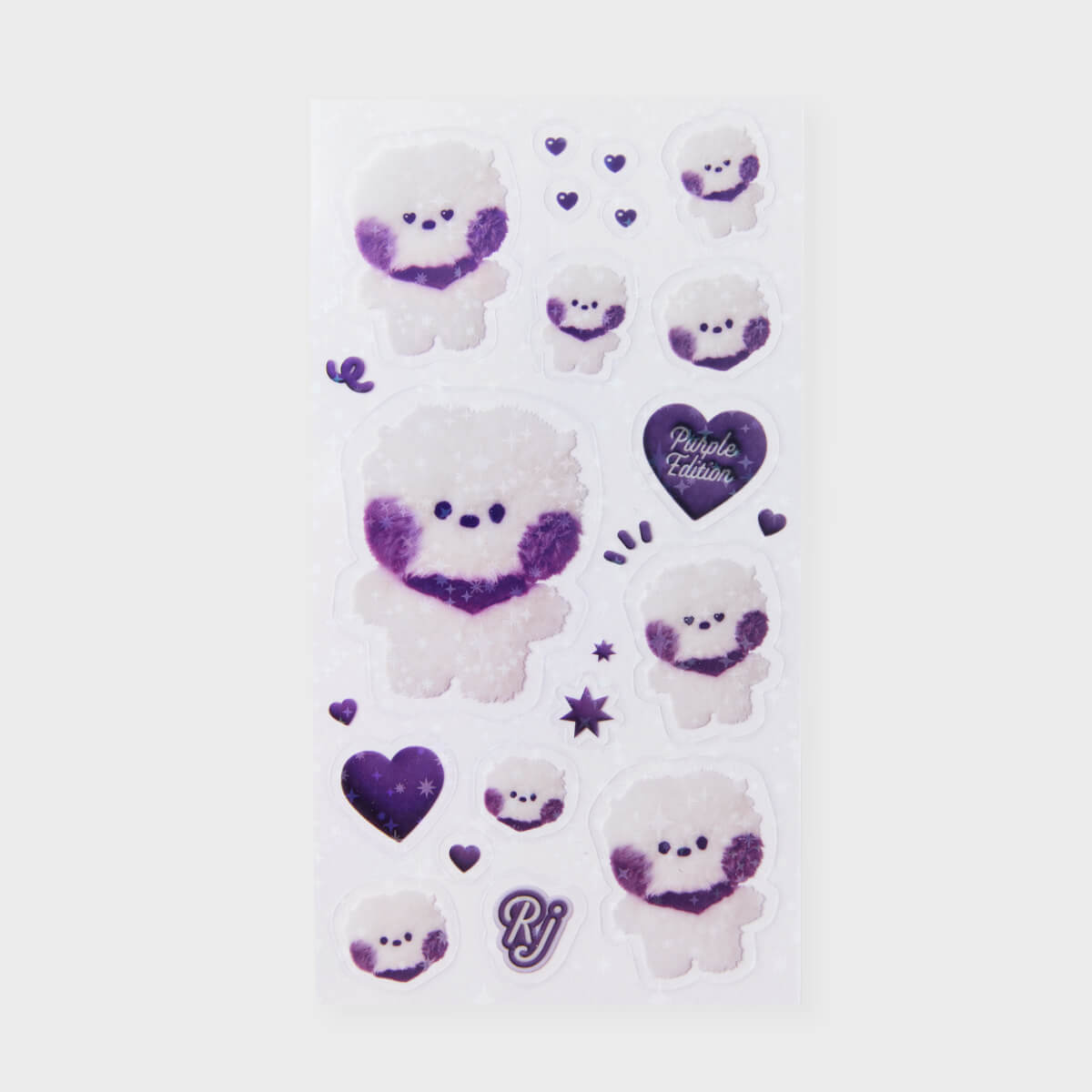 BT21 RJ minini Purple of Wish Stickers