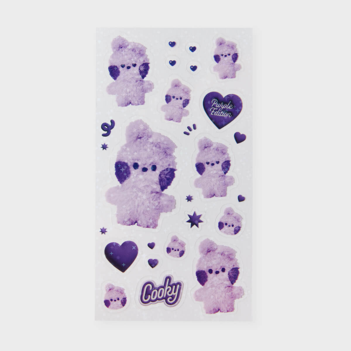 BT21 COOKY minini Purple of Wish Stickers