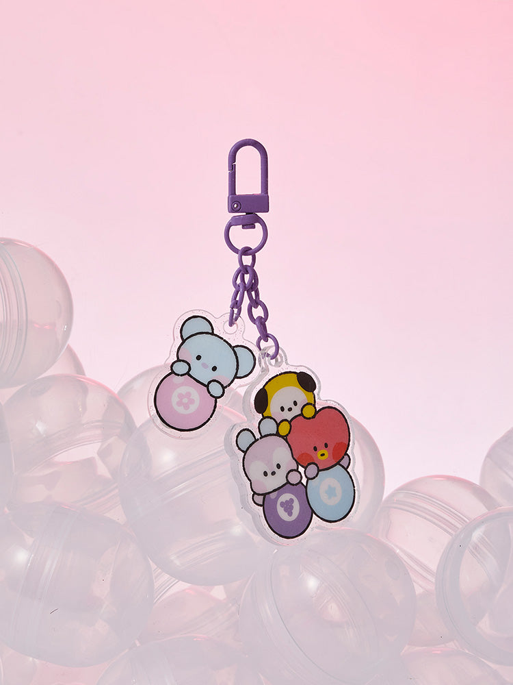 BT21 minini Lucky Gatcha Acrylic Keyring