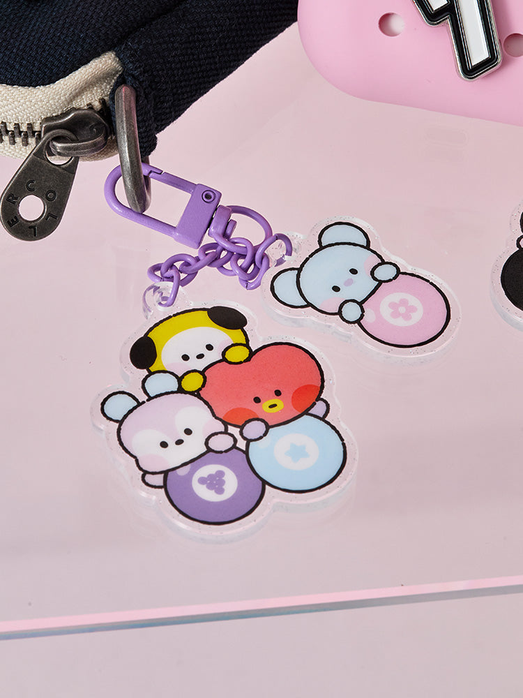 BT21 minini Lucky Gatcha Acrylic Keyring