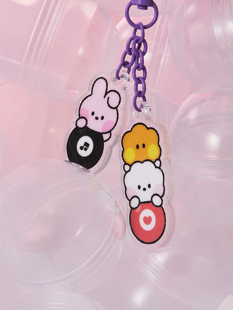 BT21 minini Lucky Gatcha Acrylic Keyring