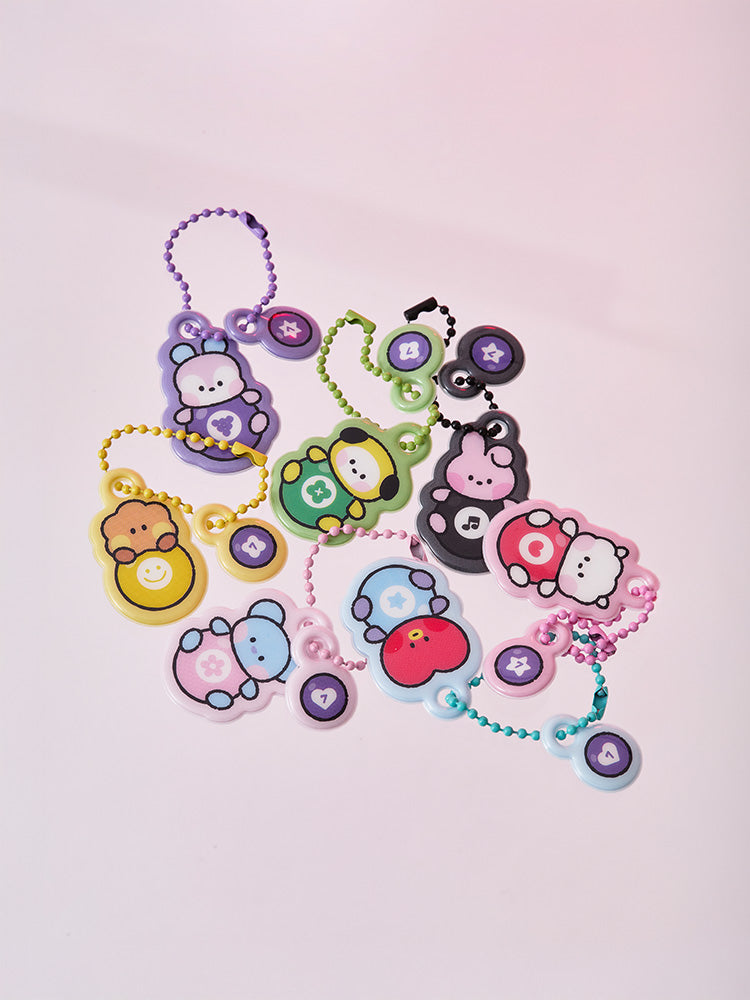 BT21 minini Lucky Gatcha PVC Random Keyring