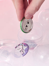 BT21 minini Lucky Gatcha Can Badge Set