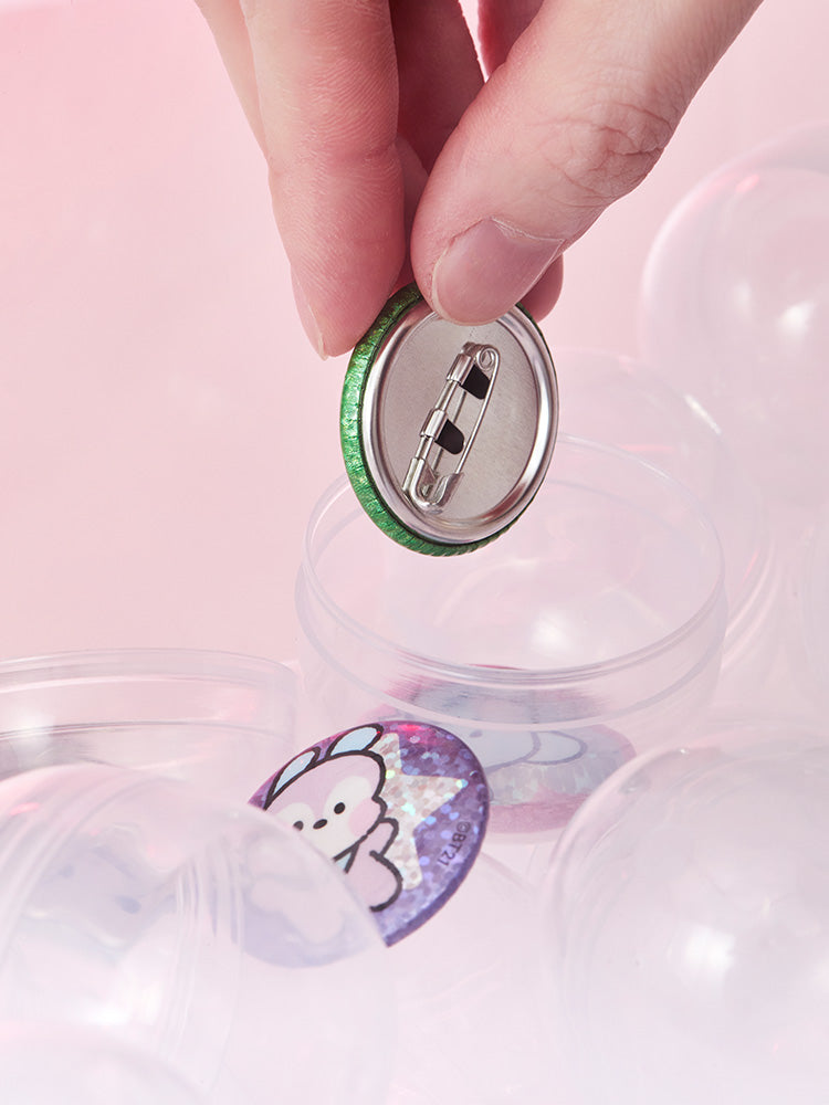 BT21 minini Lucky Gatcha Can Badge Set