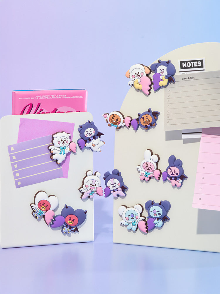 BT21 Angel & Villain Silicone Magnet Set (2pcs)