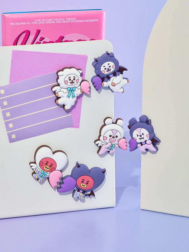 BT21 Angel & Villain Silicone Magnet Set (2pcs)
