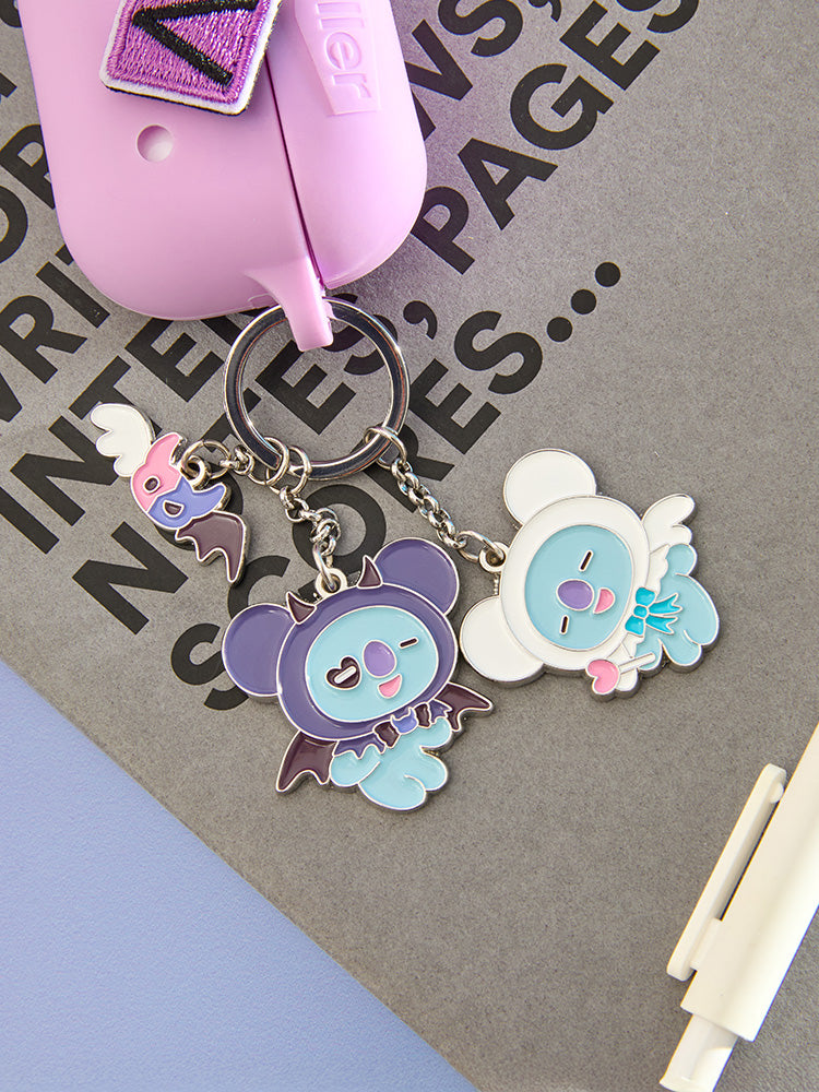BT21 Angel & Villain Metal Keyring