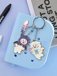 BT21 Angel & Villain Metal Keyring