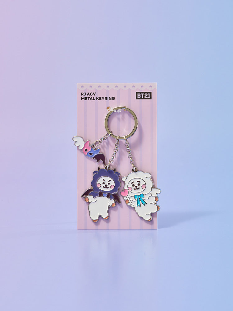 BT21 Angel & Villain Metal Keyring