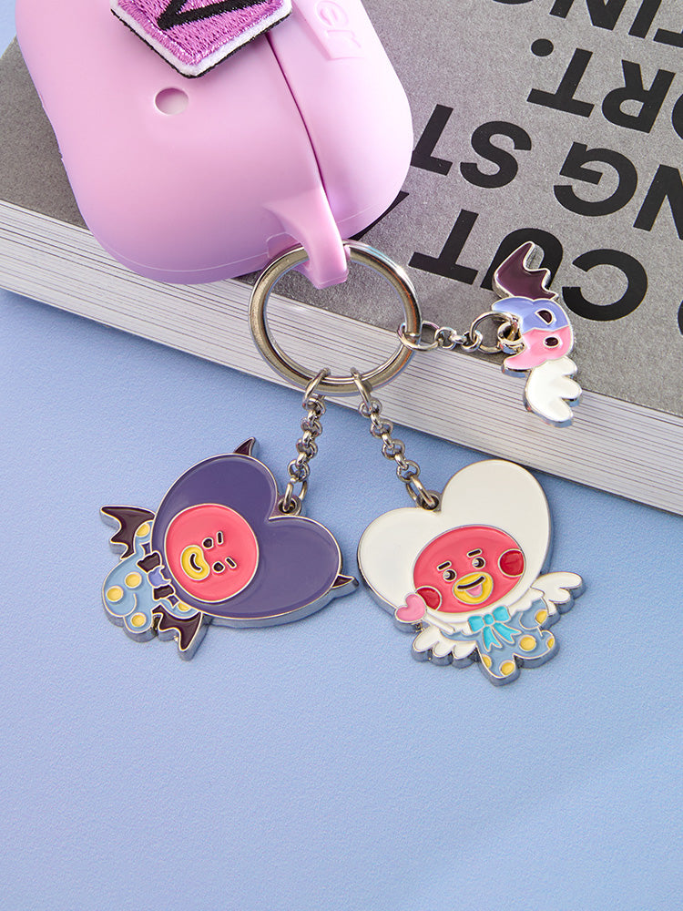 BT21 Angel & Villain Metal Keyring