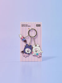 BT21 Angel & Villain Metal Keyring