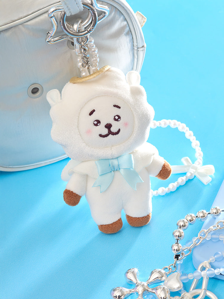 BT21 Angel & Villain Angel Plush Keyring