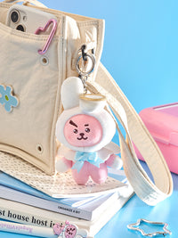BT21 Angel & Villain Angel Plush Keyring