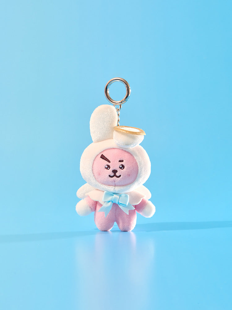 BT21 Angel & Villain Angel Plush Keyring