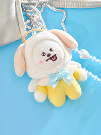 BT21 Angel & Villain Angel Plush Keyring