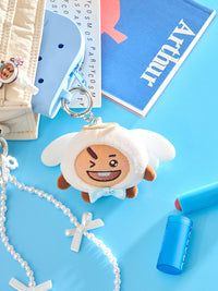 BT21 Angel & Villain Angel Plush Keyring