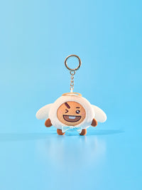 BT21 Angel & Villain Angel Plush Keyring