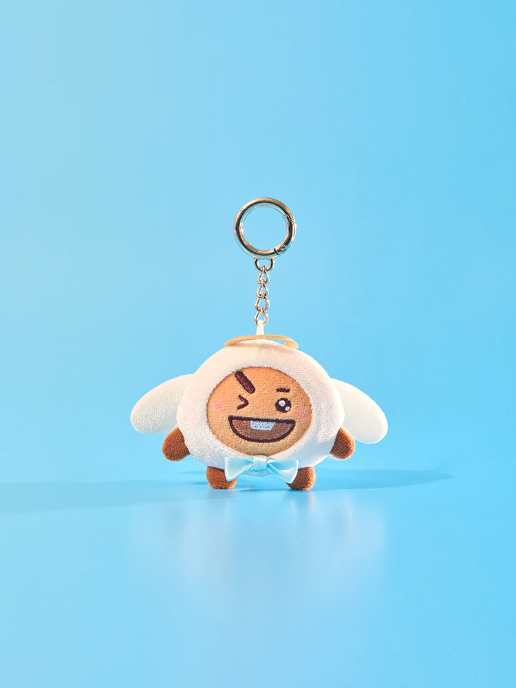 BT21 Angel & Villain Angel Plush Keyring