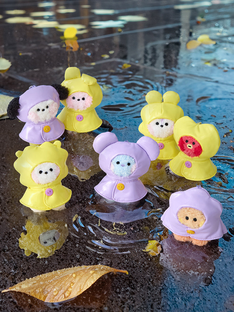 BT21 mini minini Rainy Day Plush Keyring