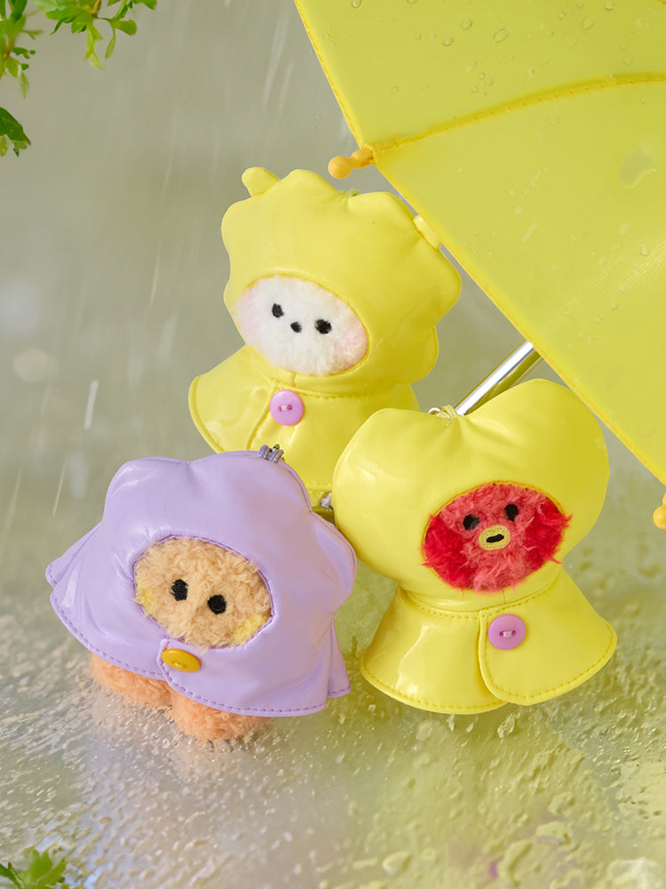 BT21 mini minini Rainy Day Plush Keyring