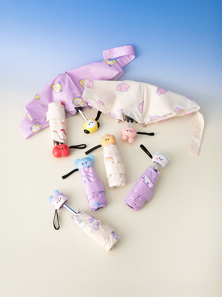 BT21 minini Rainy Day 3-Tier Umbrella