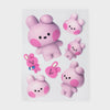 BT21 COOKY BIG & TINY Edition Removable Stickers