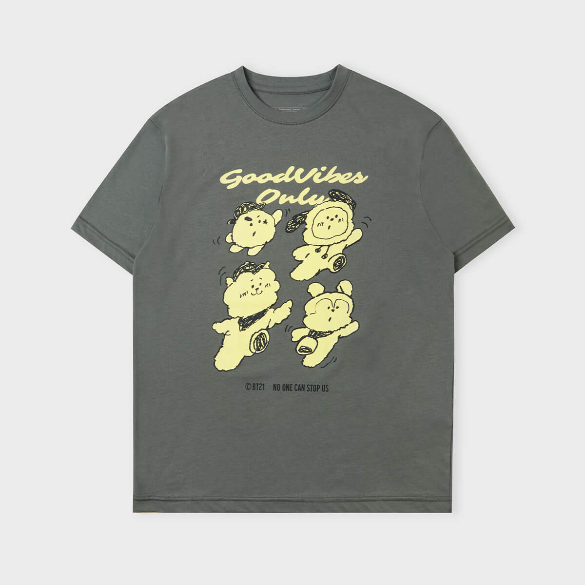 BT21 Basic T-Shirt Unit Gray Ver.1