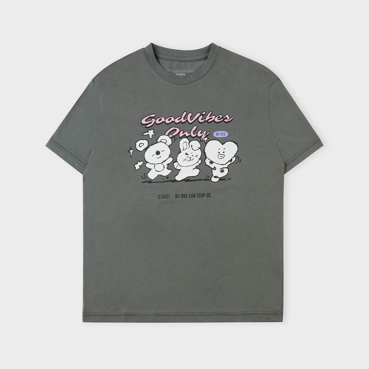 BT21 Basic T-Shirt Unit Gray Ver.2