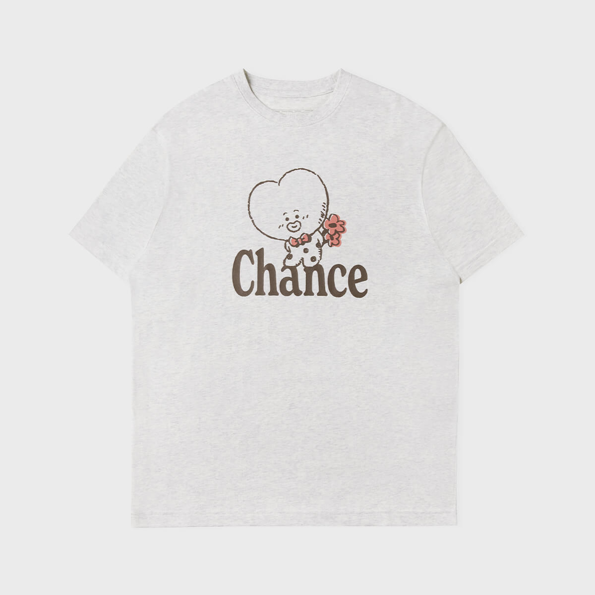 BT21 TATA Basic T-Shirt Oatmeal – LINE FRIENDS_US