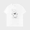 BT21 RJ Basic Street T-Shirt White