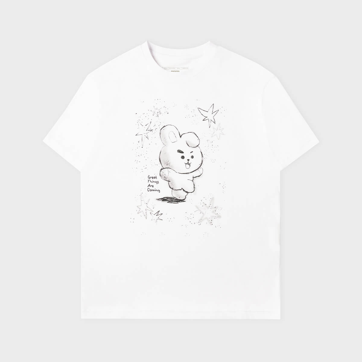 BT21 COOKY Basic Street T-Shirt White