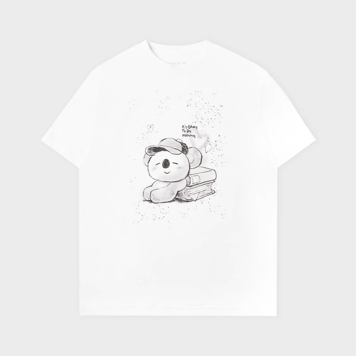 BT21 KOYA Basic Street T-Shirt White