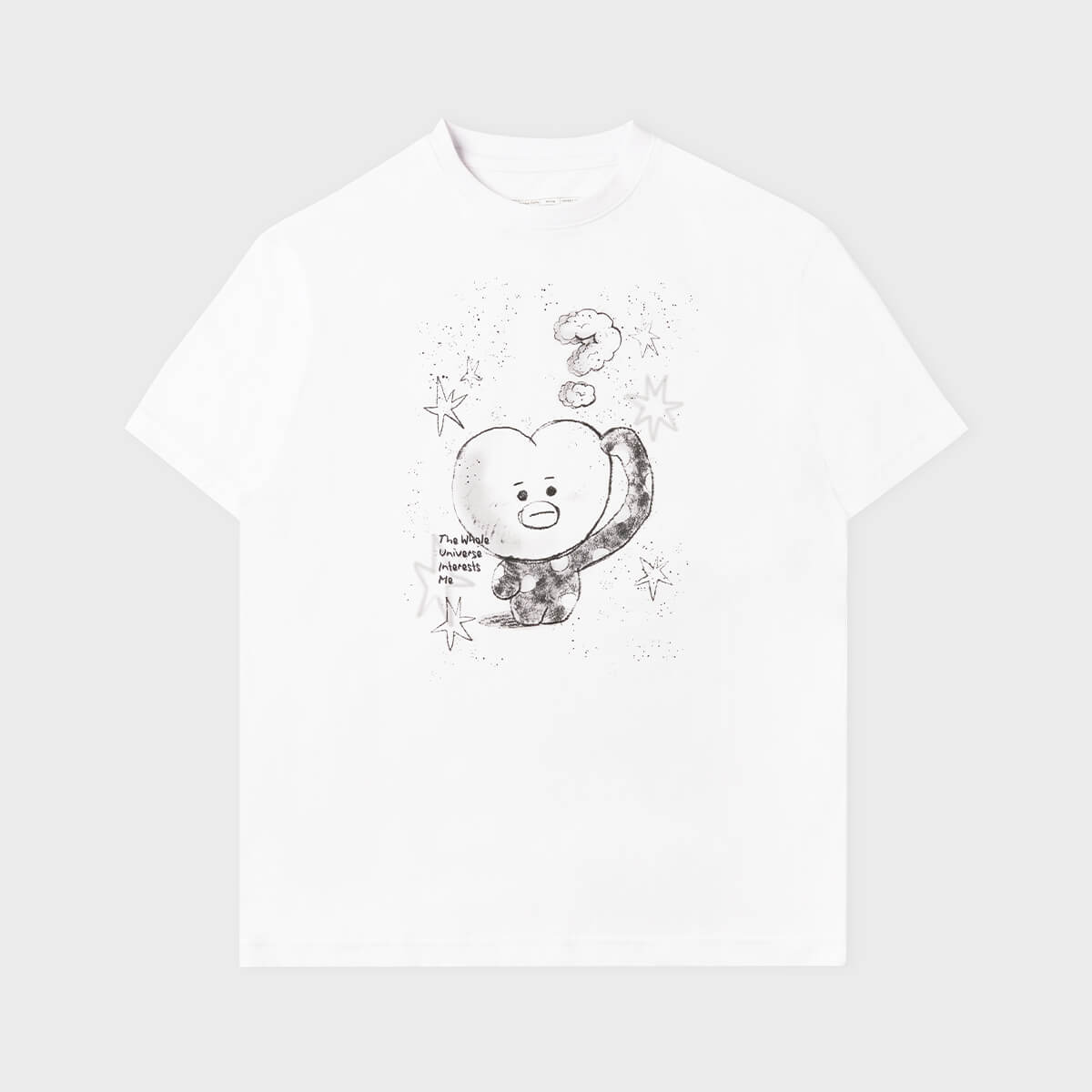 BT21 TATA Basic Street T-Shirt White