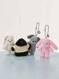 COLLER Furry mini Sticon Plush Keyring