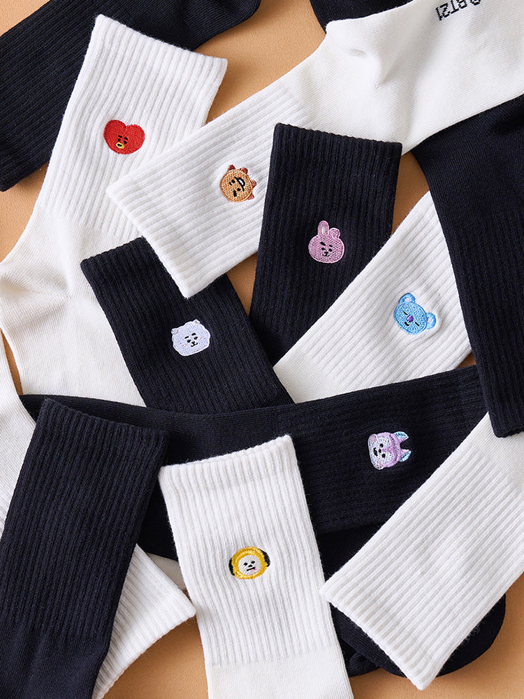 BT21 Basic Daily Ribbed Socks