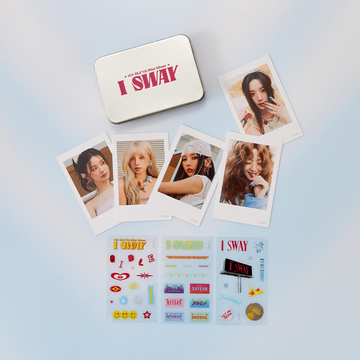 i-dle Tin Box Polaroid Set