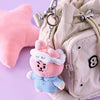 BT21 Basic Pajama Plush Keyring