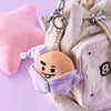 BT21 Basic Pajama Plush Keyring