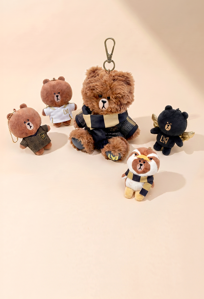 LAFC | LINE FRIENDS BROWN Plush Keyring Pre-Order (US Only)